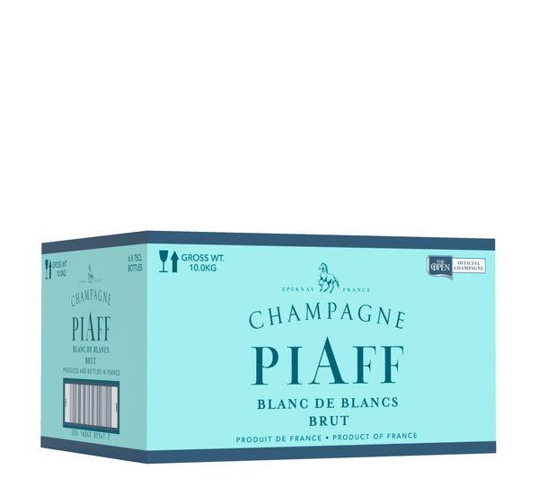 Champagne PIAFF Blanc de Blancs NV – 6 X 75cl