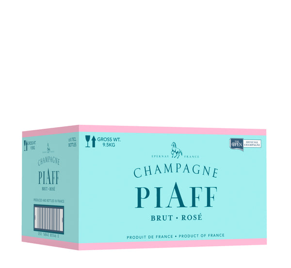 Champagne PIAFF Brut Rosé – 6 x 75cl